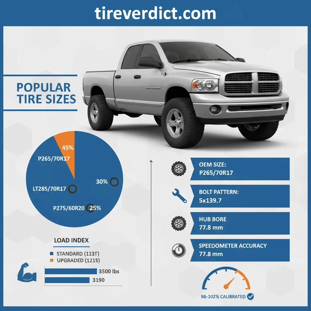 2007 Dodge Ram 1500 Tire Size Specs For 2026 Fleet Maintenance