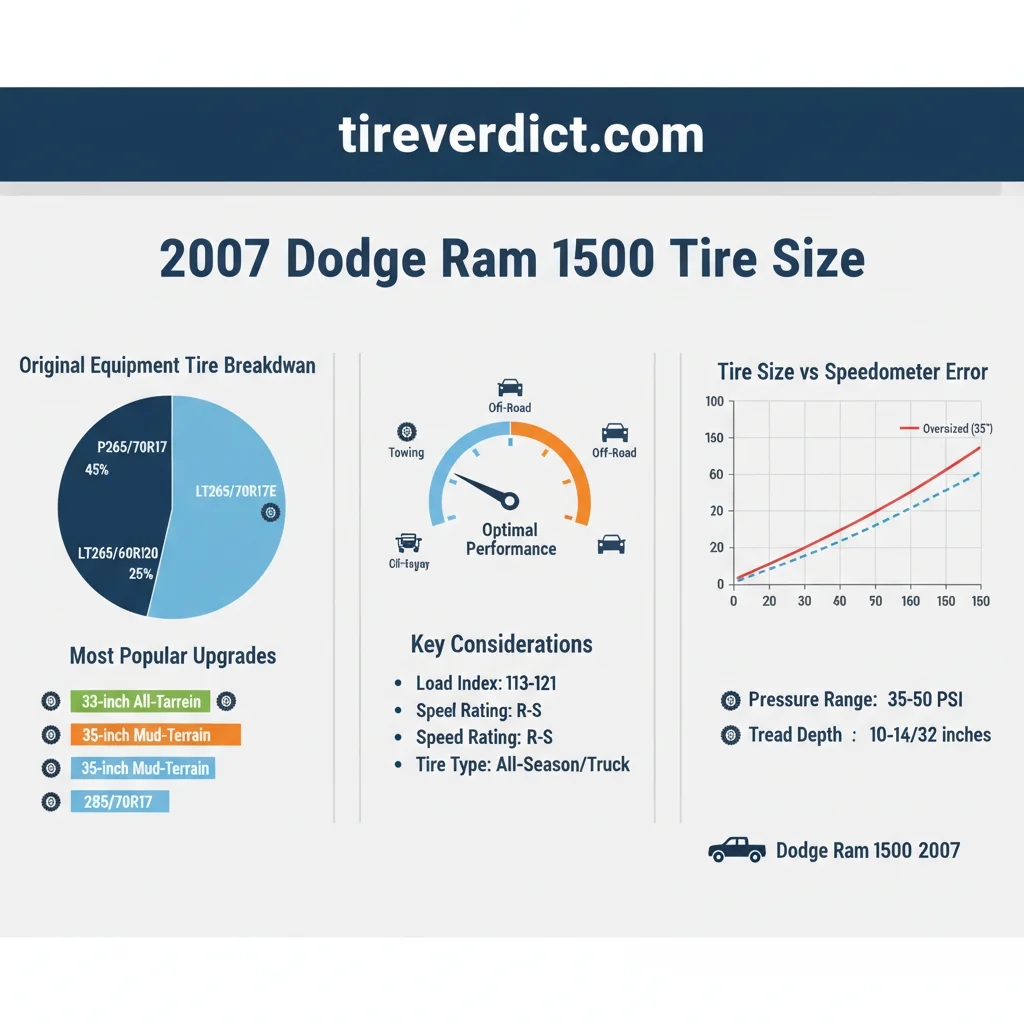 2007 dodge ram 1500 tire size data visualization chart
