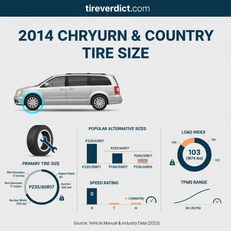 2014 Chrysler Town And Country Tire Size Guide For 2026