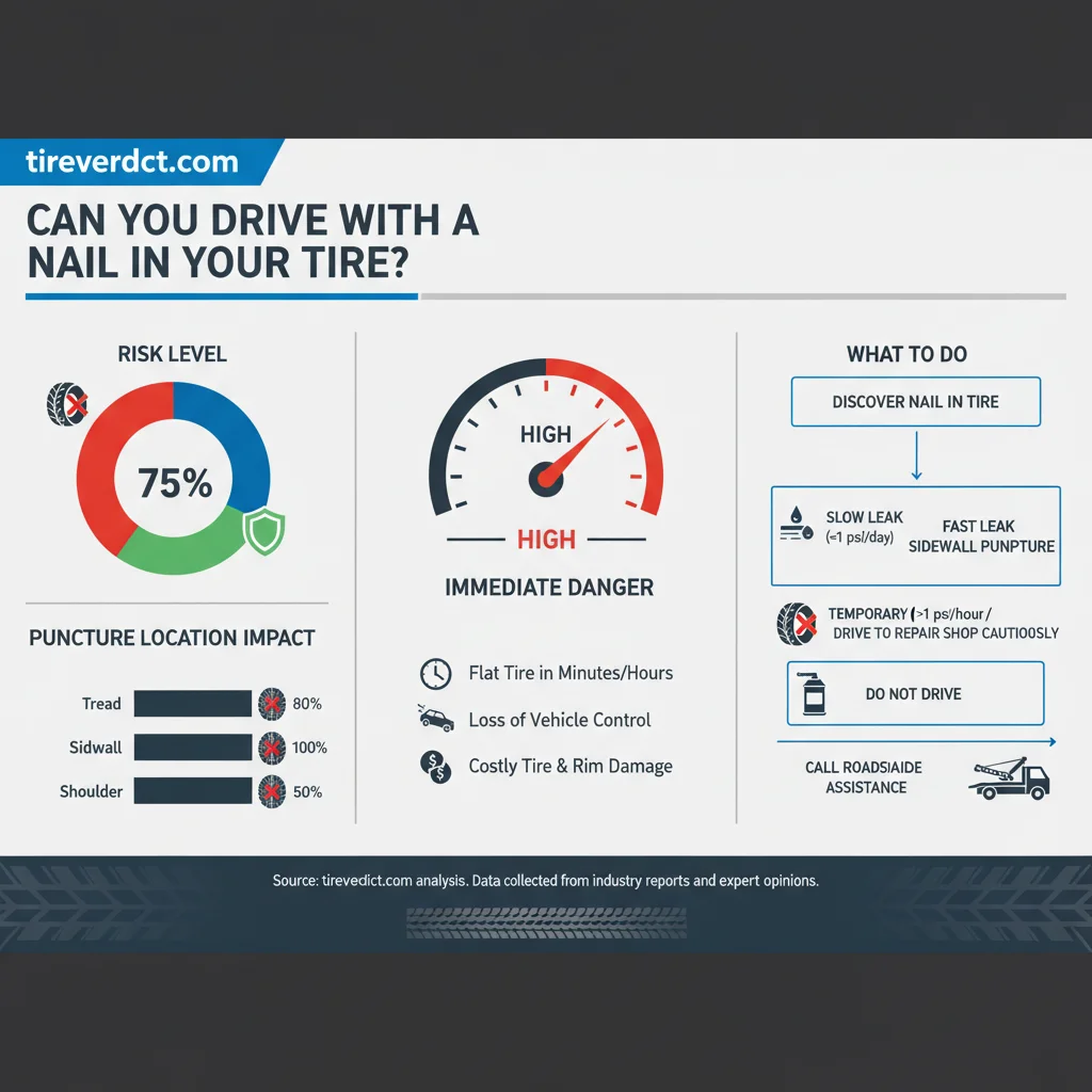 can you drive with a nail in your tire data visualization chart
