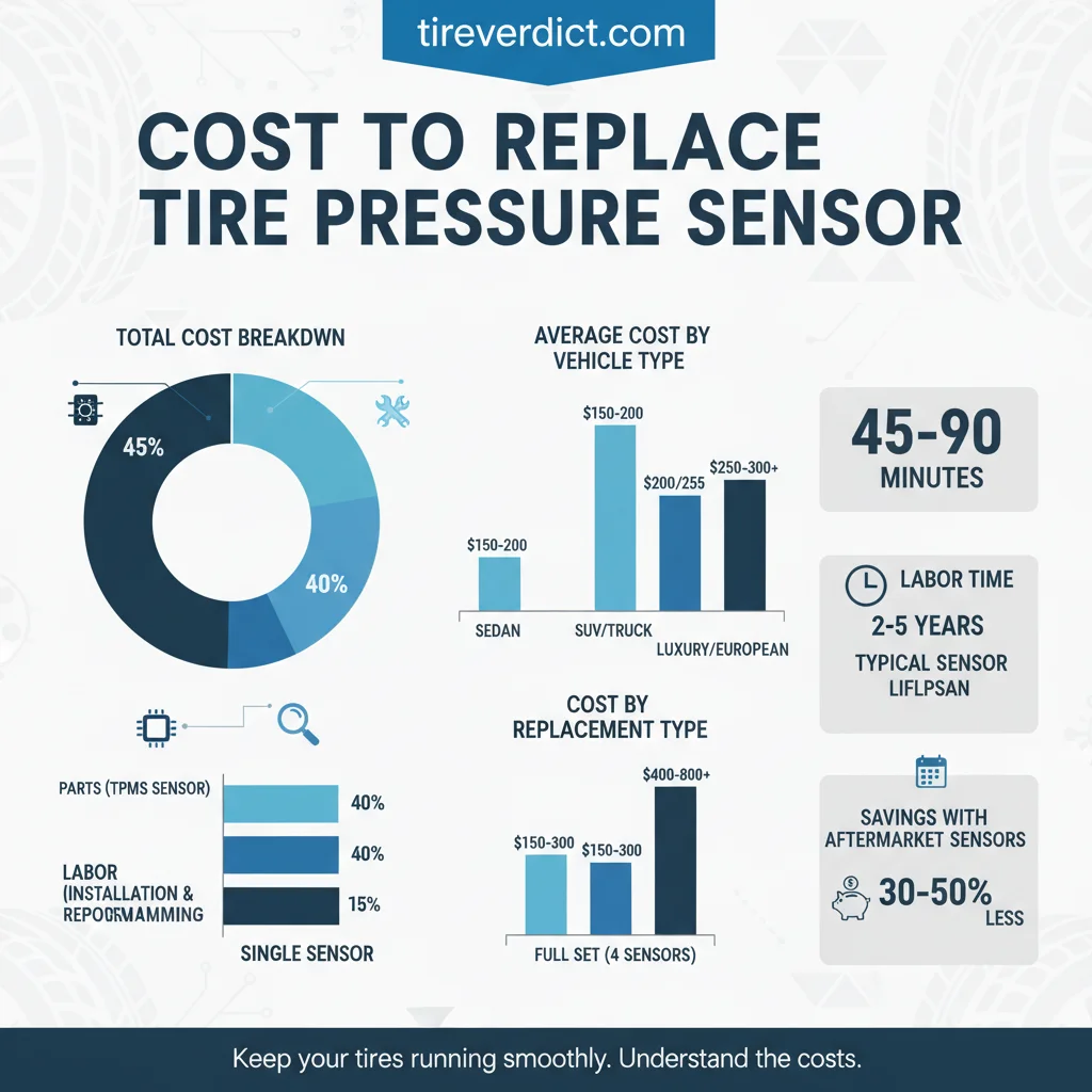 cost to replace tire pressure sensor data visualization chart