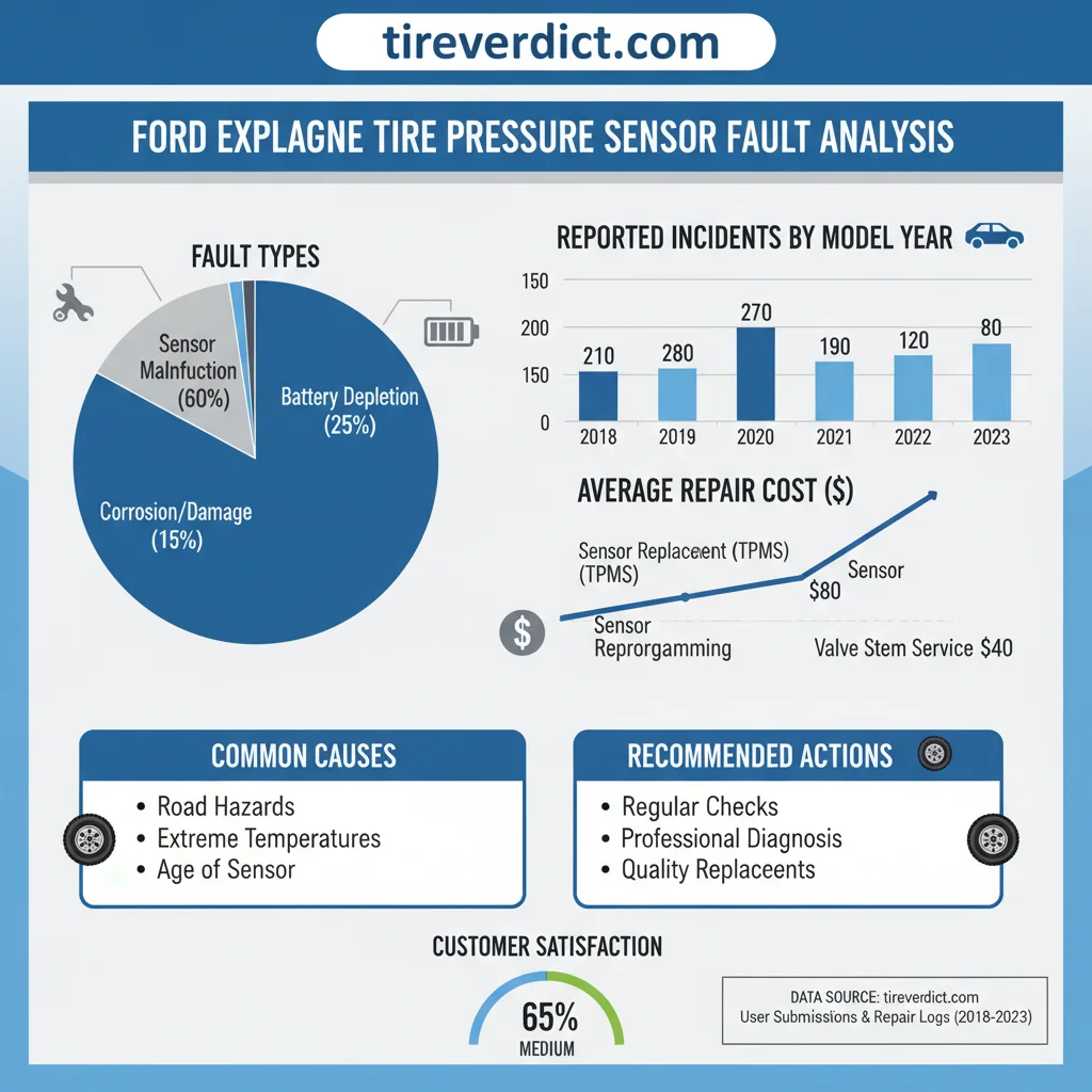 ford explorer tire pressure sensor fault data visualization chart