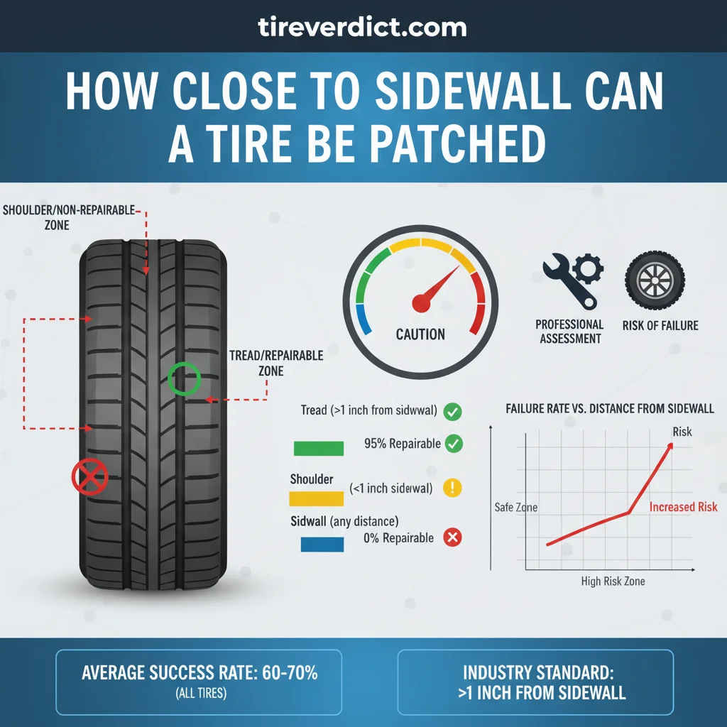 How Close To Sidewall Can A Tire Be Patched Safely In 2026