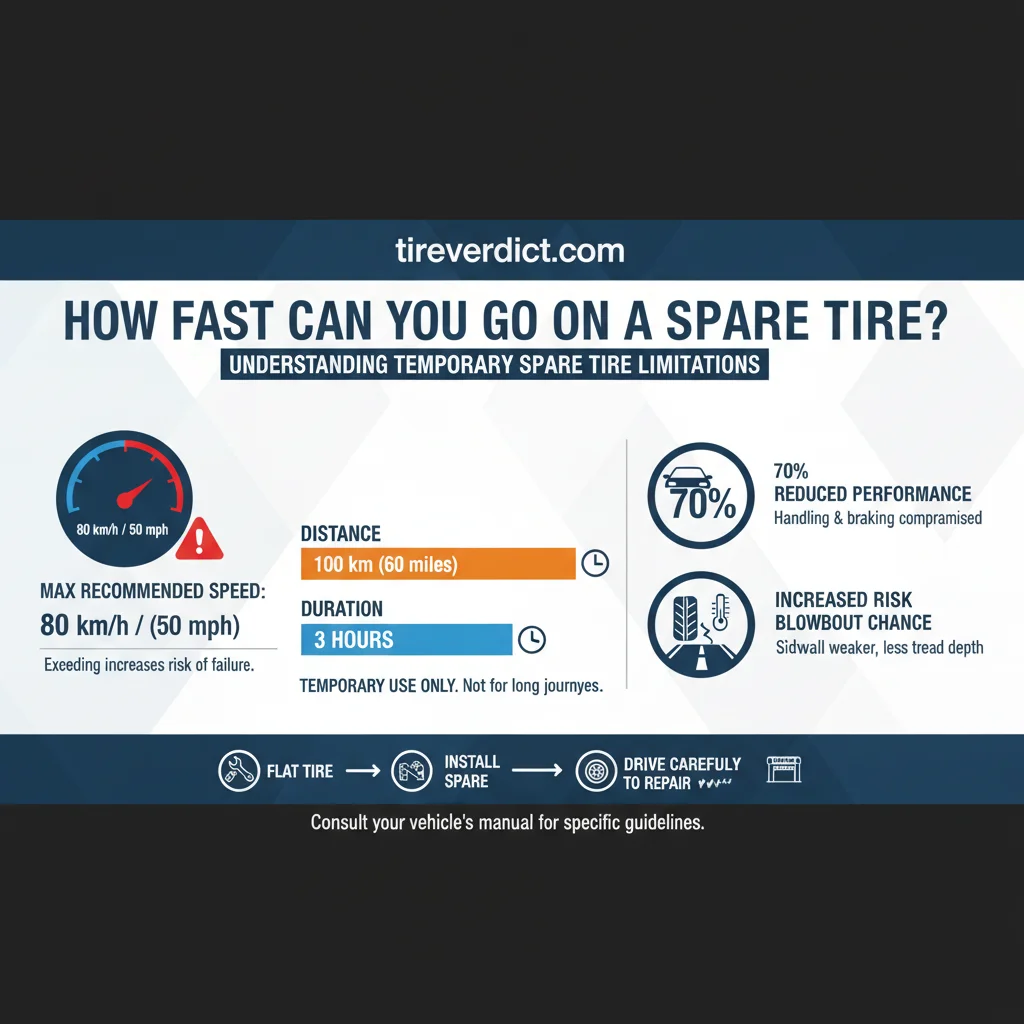 how fast can you go on a spare tire data visualization chart