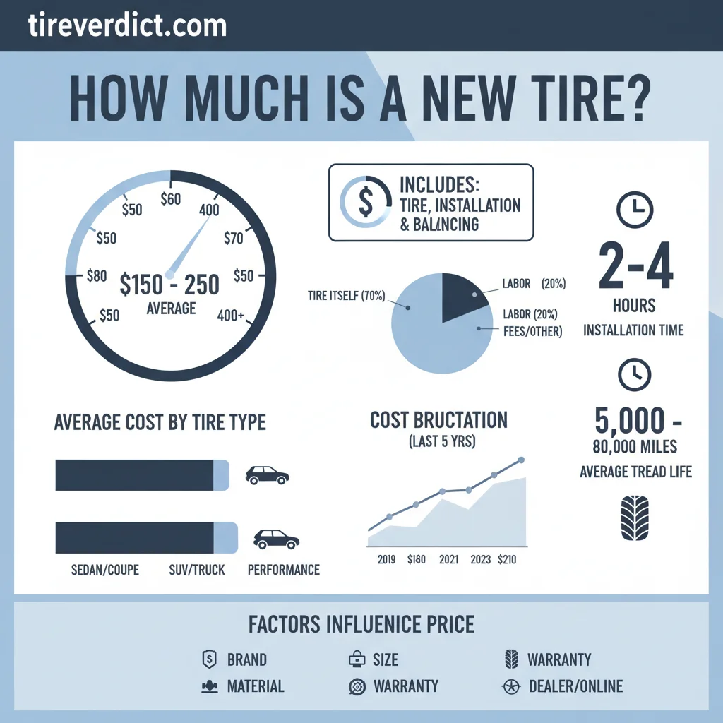 How Much Is A New Tire In 2026 Price Ranges