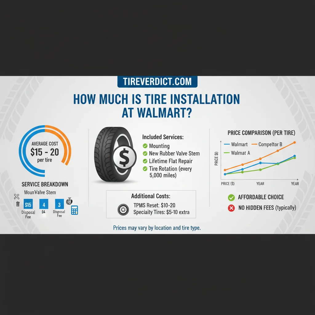 How Much Is Tire Installation At Walmart In 2026 Price Guide