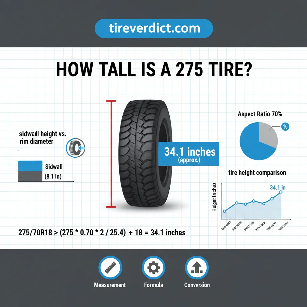 How Tall Is A 275 Tire In Inches For 2026