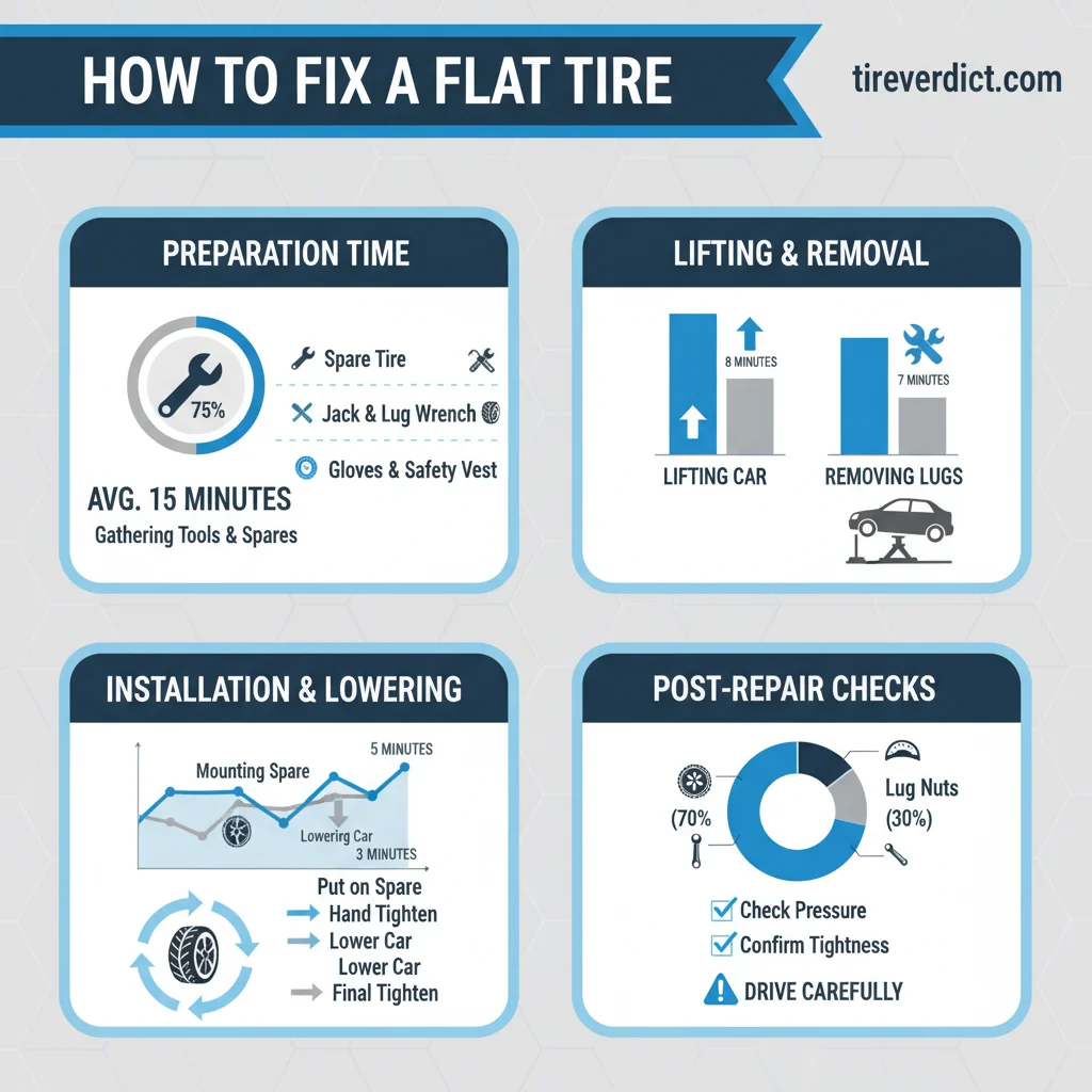 how to fix a flat tire data visualization chart