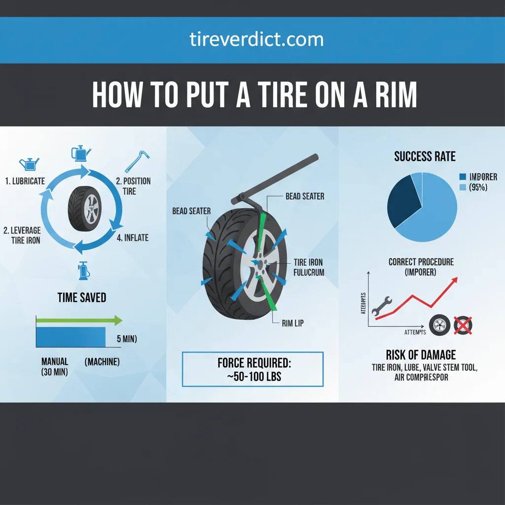 How to Put a Tire on a Rim Safely in 2026