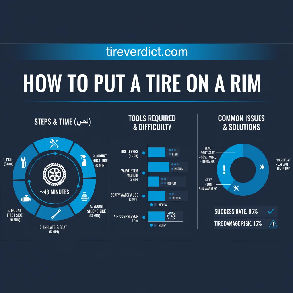 how to put a tire on a rim data visualization chart