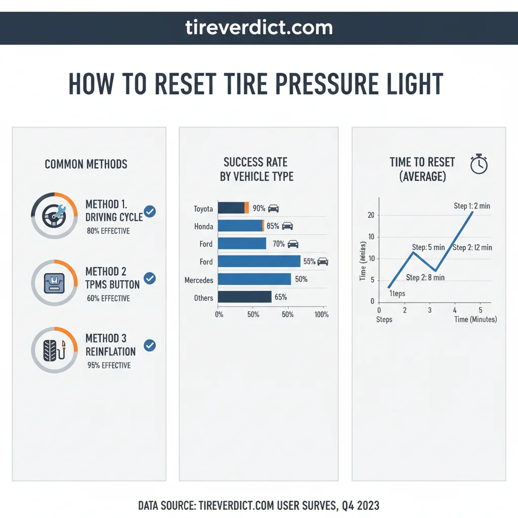how to reset tire pressure light data visualization chart