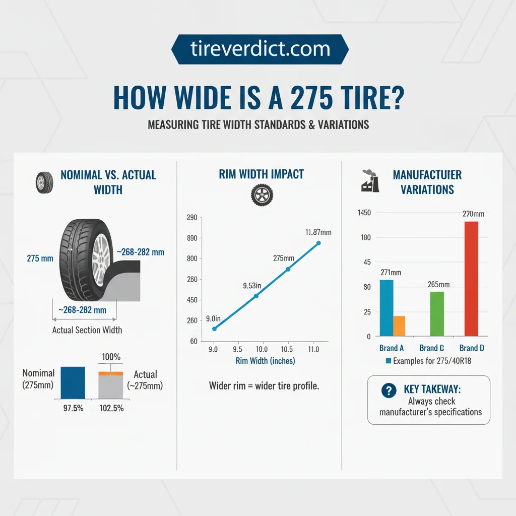 how wide is a 275 tire data visualization chart