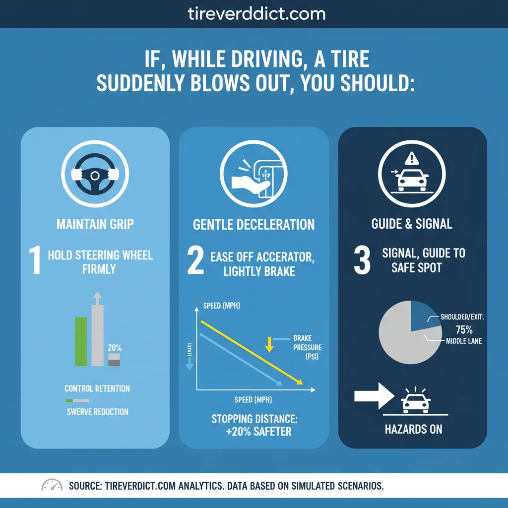 If While Driving A Tire Suddenly Blows Out You Should Steer Firmly 2026