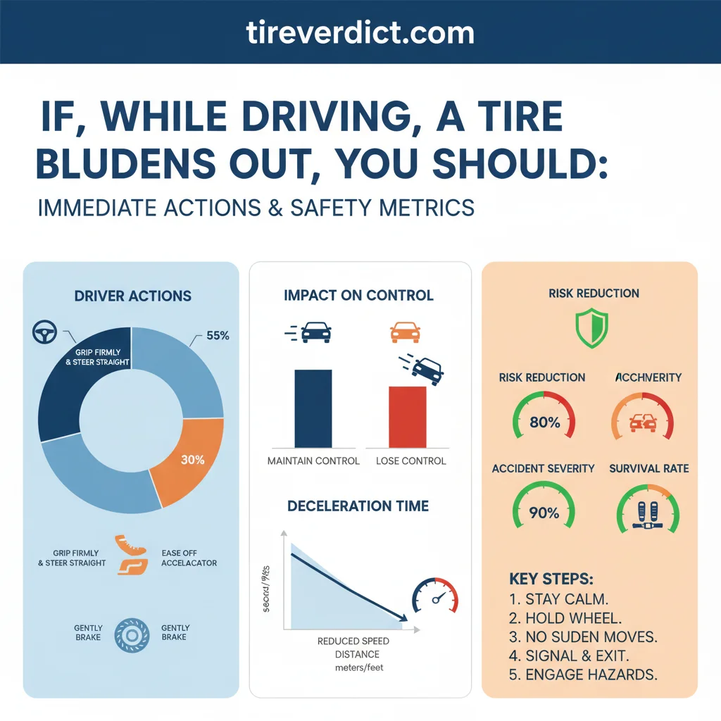 if, while driving, a tire suddenly blows out, you should: data visualization chart