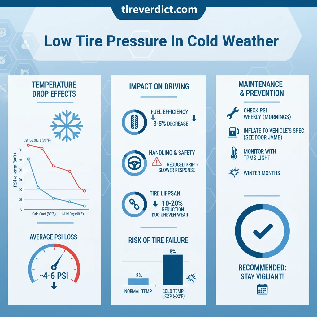 low tire pressure in cold weather data visualization chart