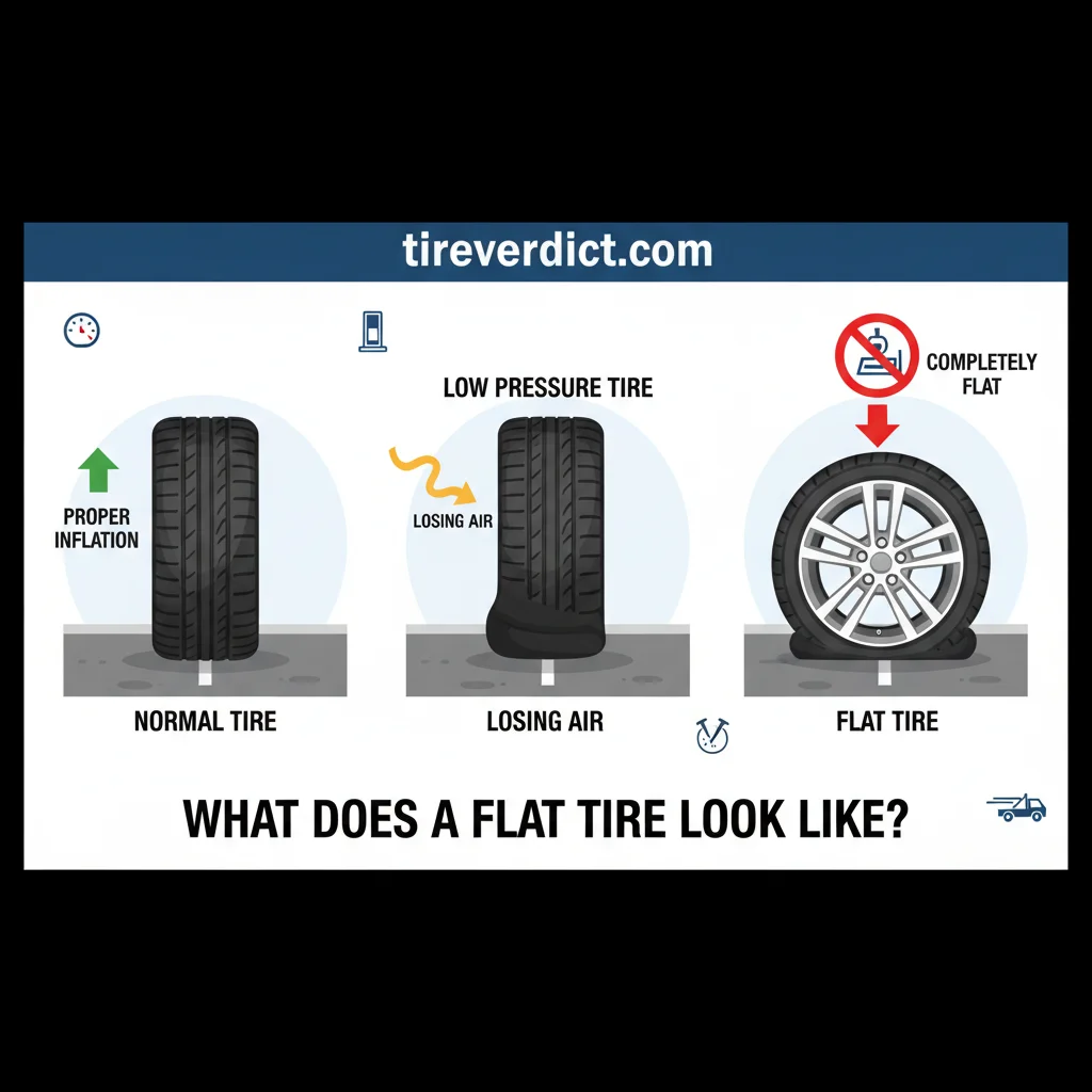 What Does A Flat Tire Look Like Plus Safety Indicators 2026