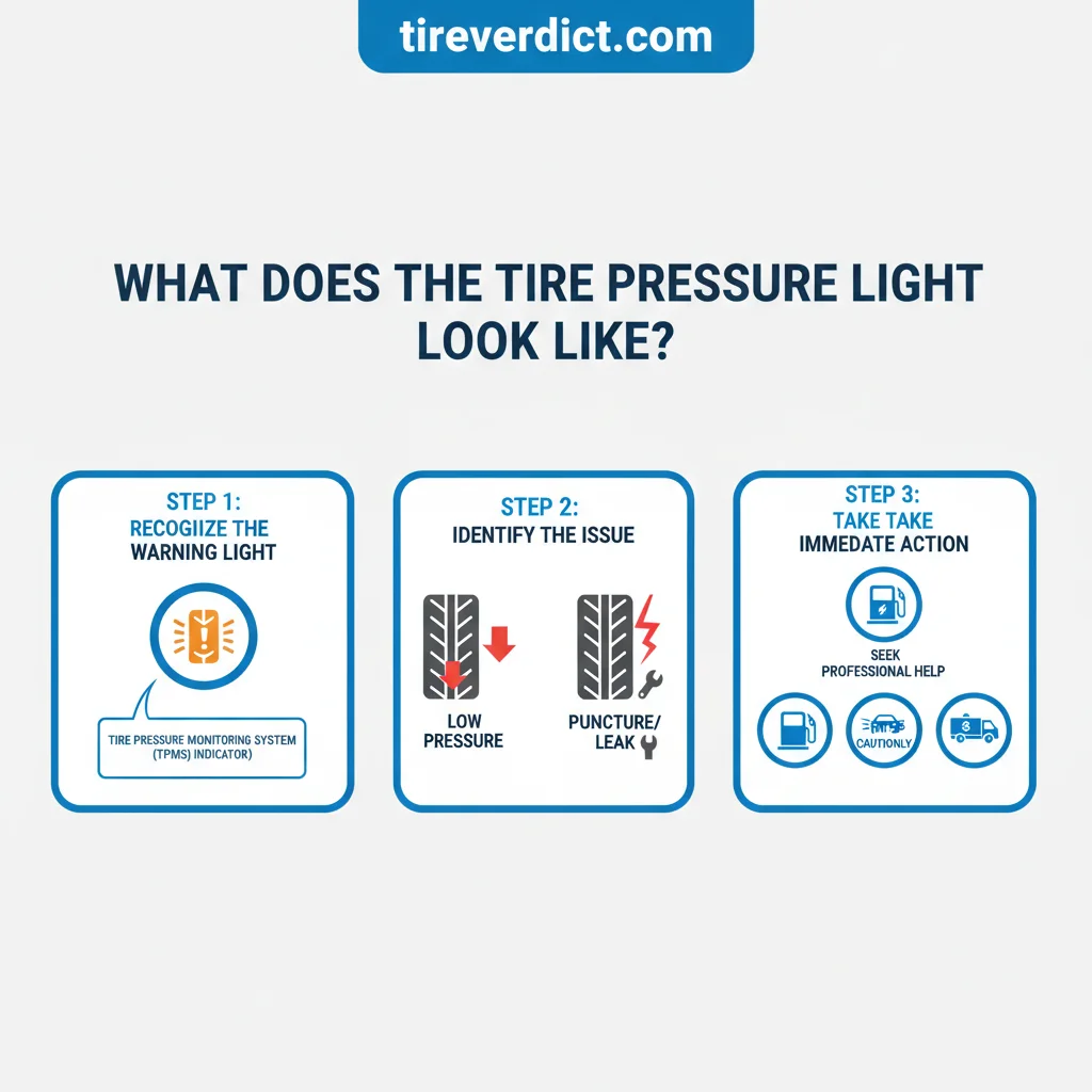 what does the tire pressure light look like safety warning infographic