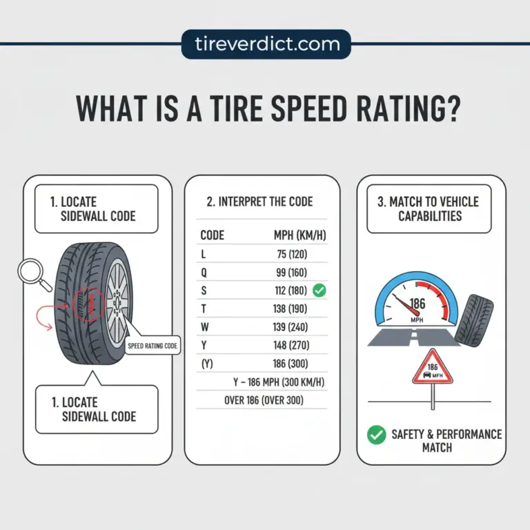 2026 Guide Explaining What Is A Tire Speed Rating Clearly