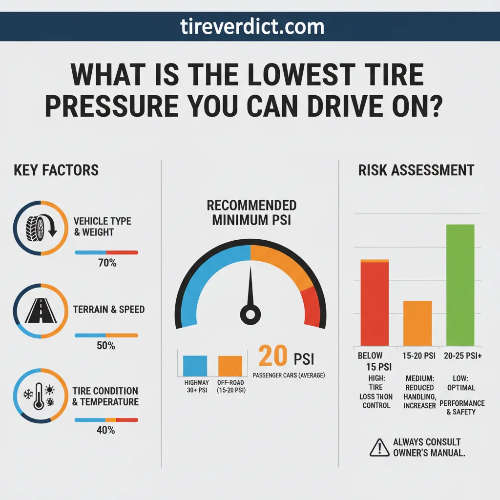 what is the lowest tire pressure you can drive on data visualization chart