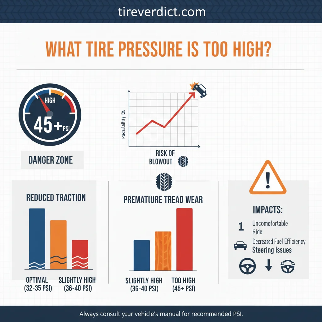 what tire pressure is too high data visualization chart
