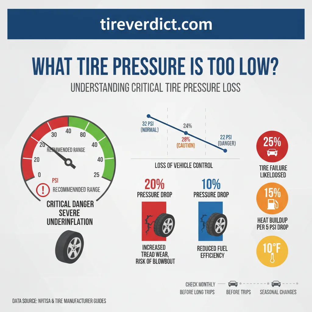 what tire pressure is too low data visualization chart
