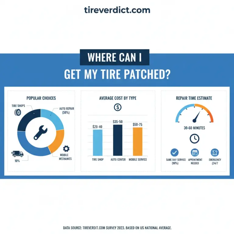 Where Can I Get My Tire Patched And Professional Repair Costs 2026