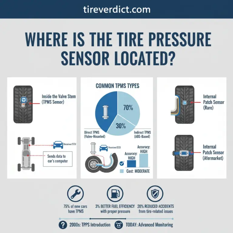 Where Is The Tire Pressure Sensor Located In 2026 Vehicle Models