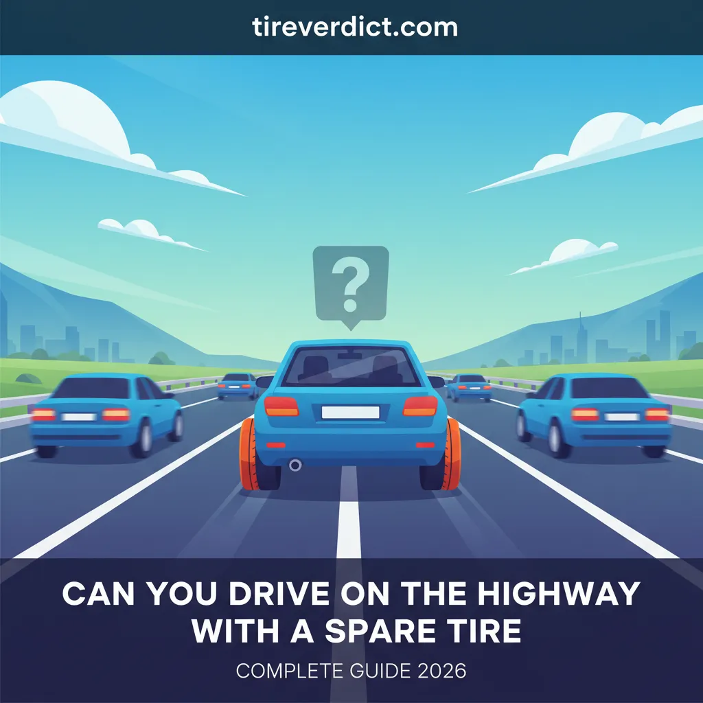 can you drive on the highway with a spare tire