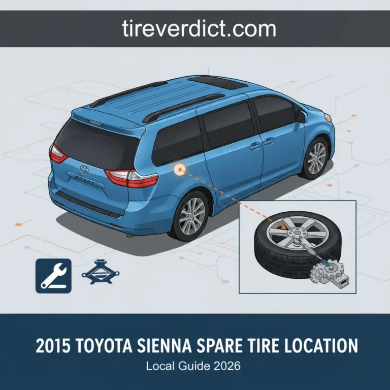 2015 Toyota Sienna Spare Tire Location: Local Guide 2026