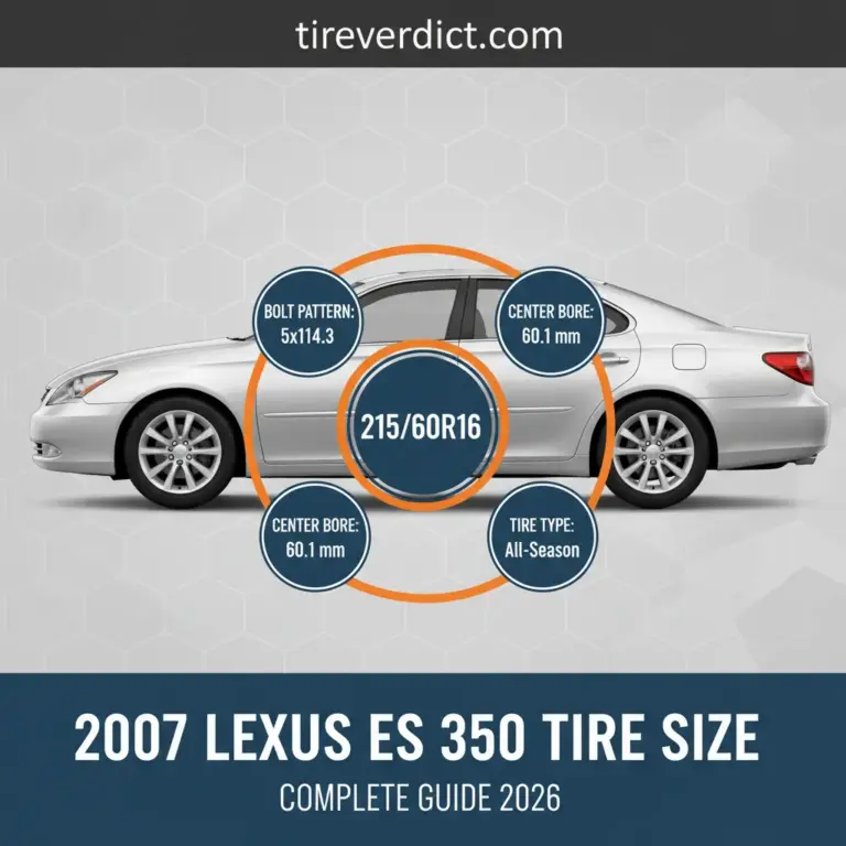 2007 Lexus Es 350 Tire Size: Complete Guide 2026
