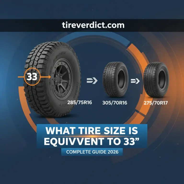 What Tire Size Is Equivalent To 33: Complete Guide 2026