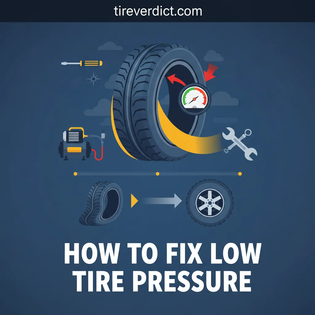 how to fix low tire pressure