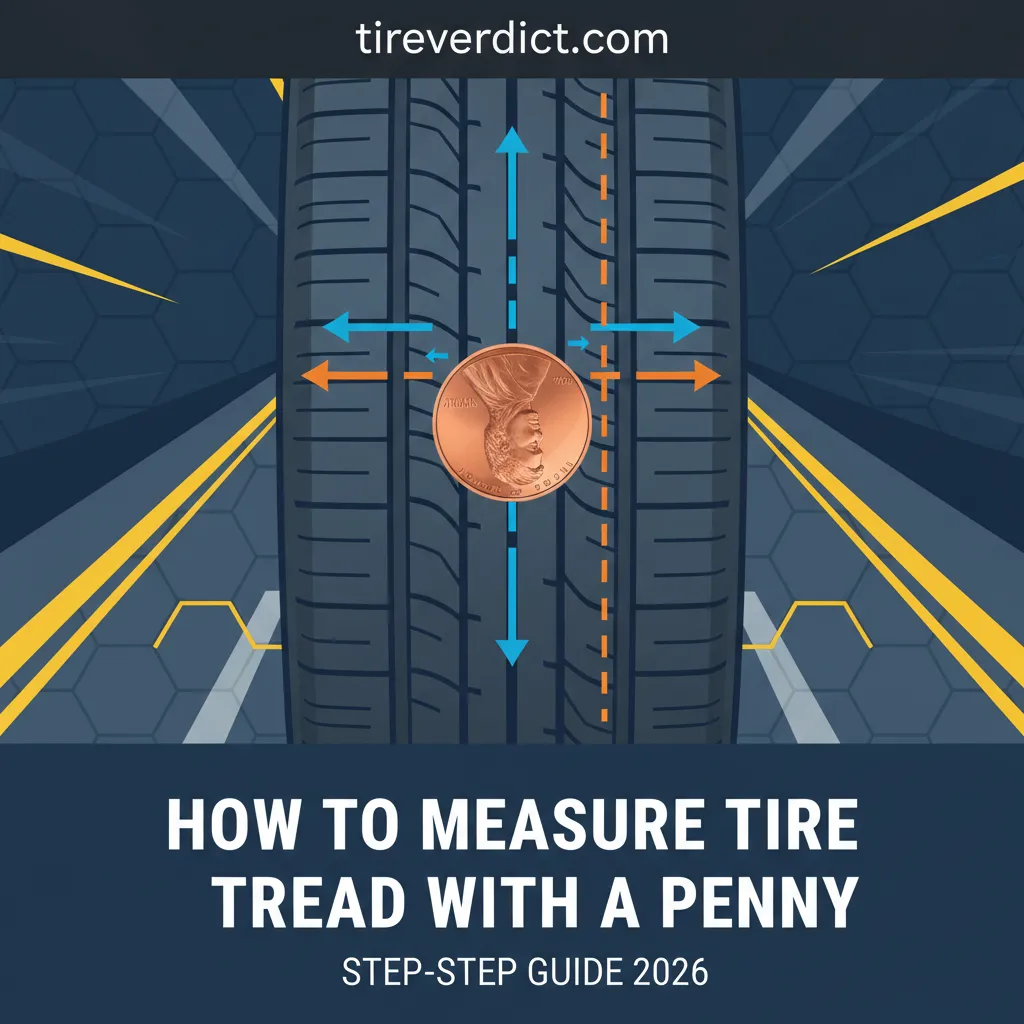 how to measure tire tread with a penny