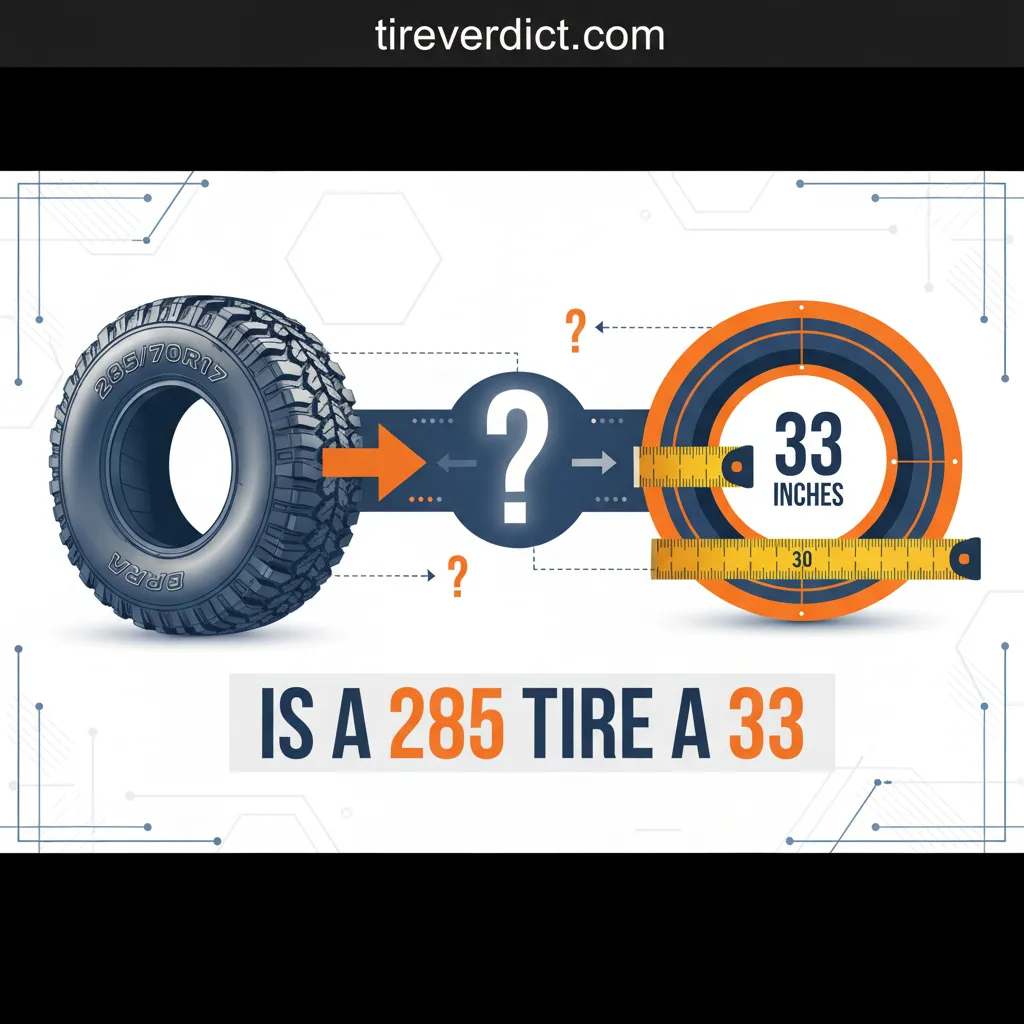 is a 285 tire a 33
