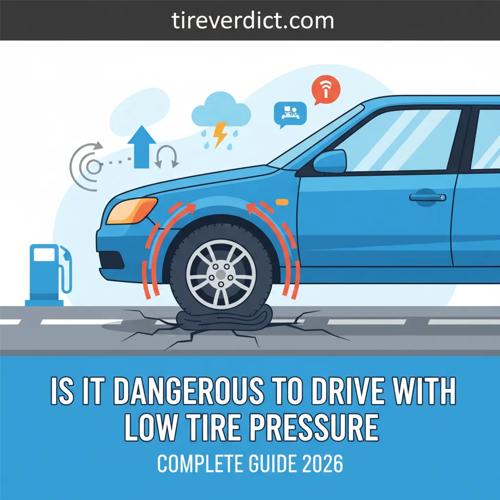 is it dangerous to drive with low tire pressure