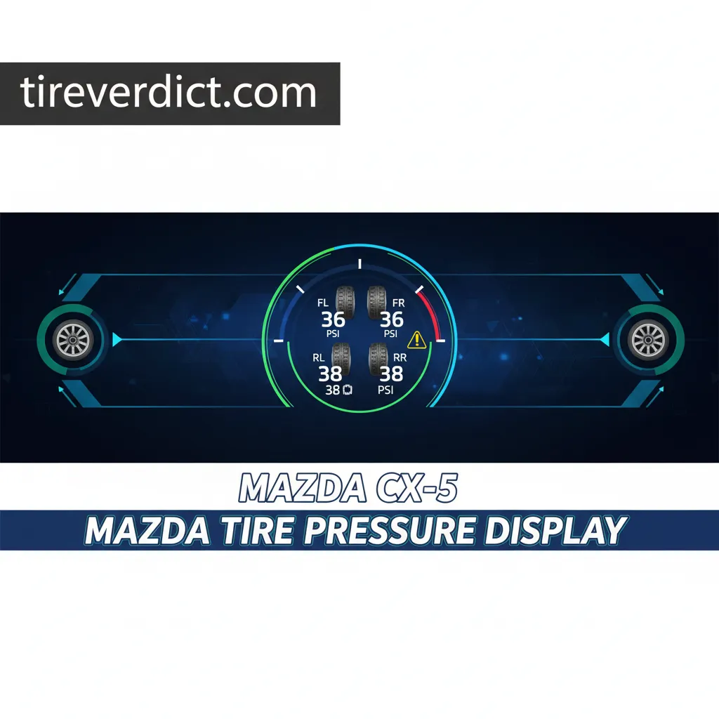 mazda cx-5 tire pressure display