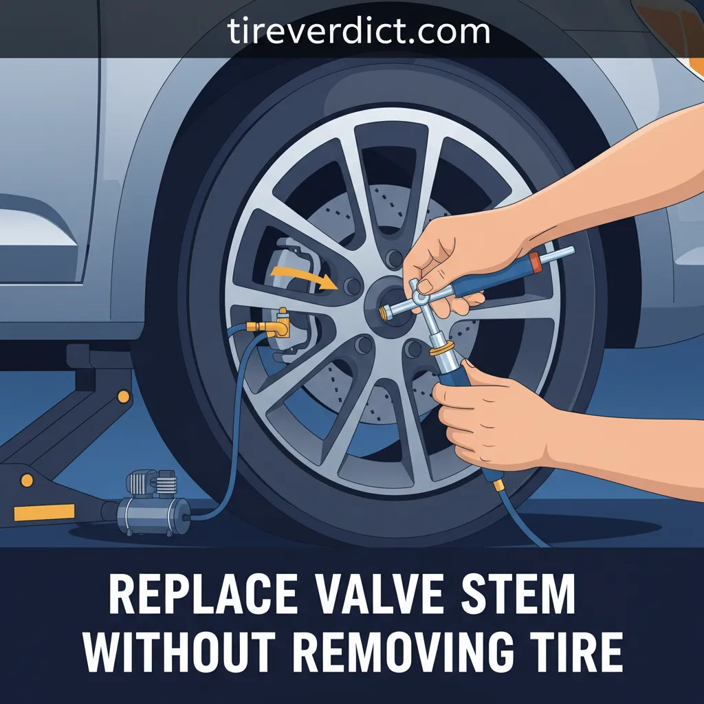replace valve stem without removing tire
