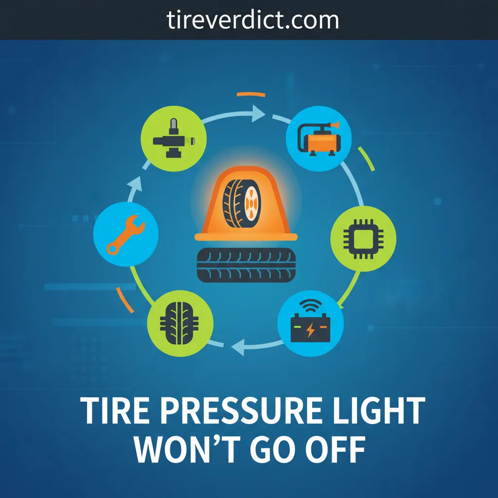 tire pressure light won't go off