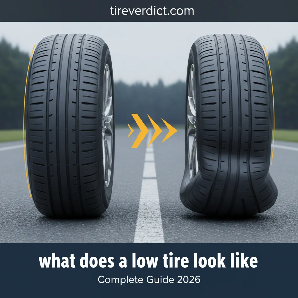 what does a low tire look like