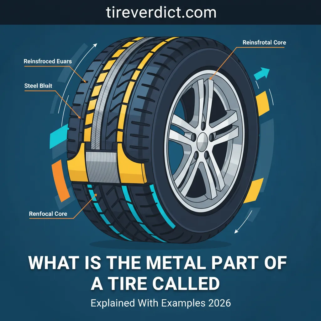 what is the metal part of a tire called