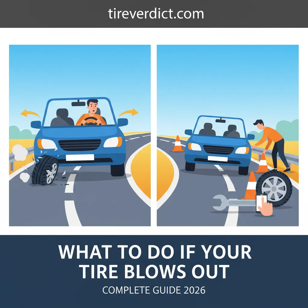what to do if your tire blows out