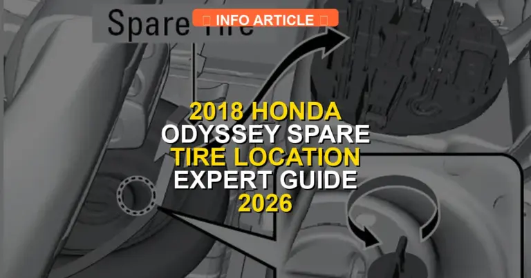 2018 Honda Odyssey Spare Tire Location Expert Guide 2026