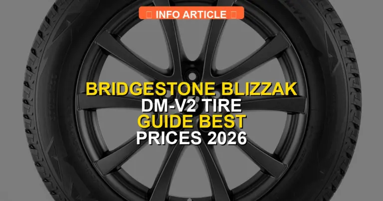 Bridgestone Blizzak DM-V2 Tire Guide Best Prices 2026