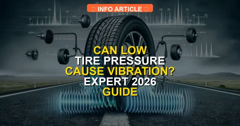 Can Low Tire Pressure Cause Vibration? Expert 2026 Guide