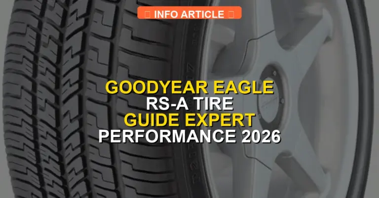 Goodyear Eagle RS-A Tire Guide Expert Performance 2026