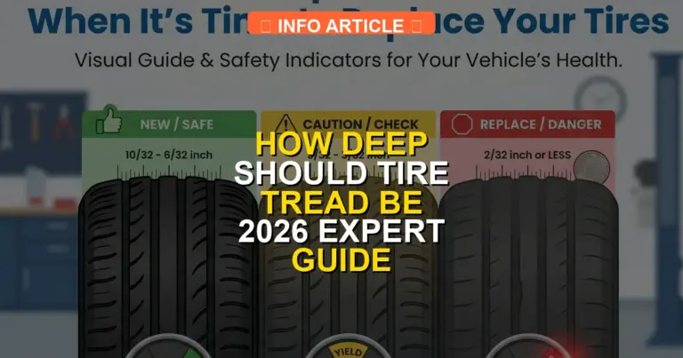 How Deep Should Tire Tread Be 2026 Expert Guide