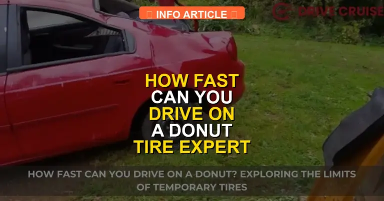 How Fast Can You Drive on a Donut Tire Expert 2026 Guide