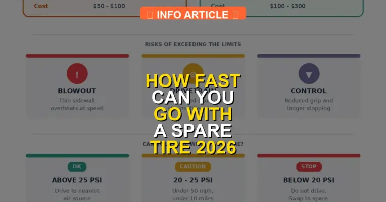 How Fast Can You Go With a Spare Tire 2026 Guide