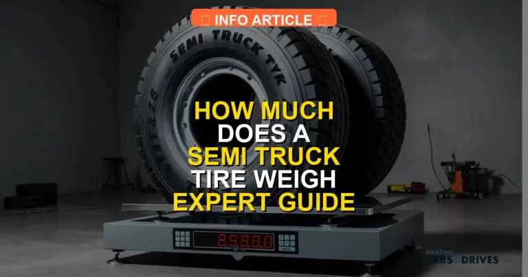 How Much Does a Semi Truck Tire Weigh Expert Guide 2026