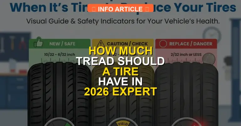 How Much Tread Should a Tire Have in 2026 Expert Guide